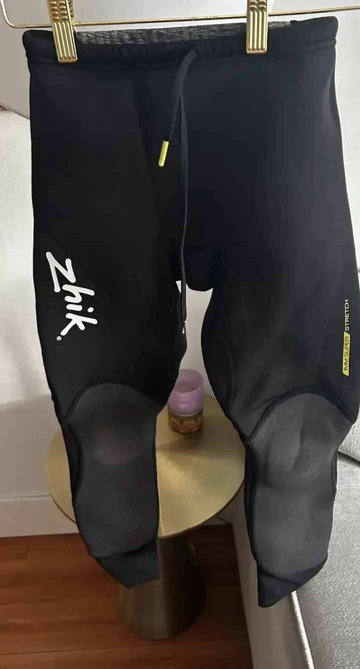 Zhik Black Water Resistant 4-Way Stretch Sailing Pants Youth Size 10